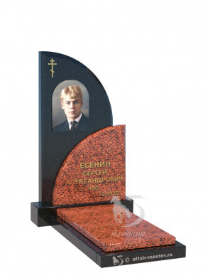 Памятник ГС034 (чёрно-красный)